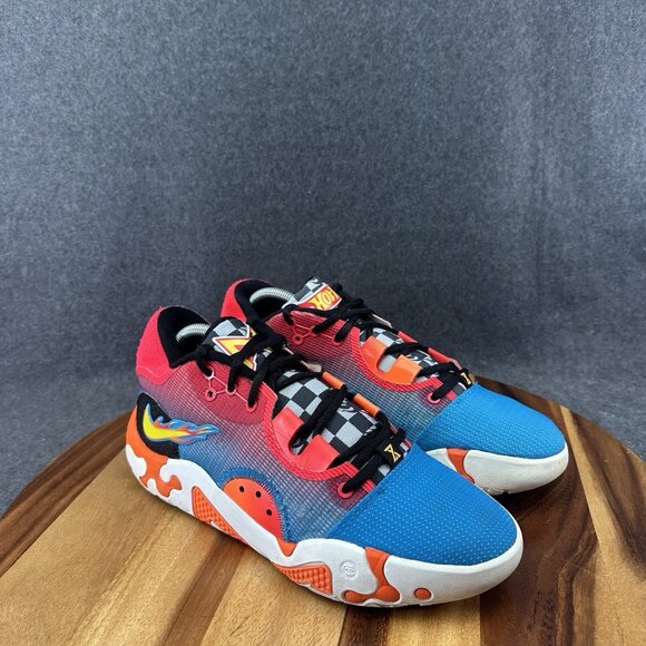 Nike Paul George PG 6 NRG Hot Wheels Laser Blue/Orange DH8446-400 Mens Size 8 - Picture 2 of 10